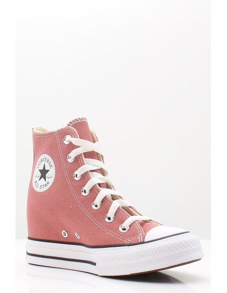 Sneakers Compensées - Converse - Chuck Taylor Wedge Hi Rose