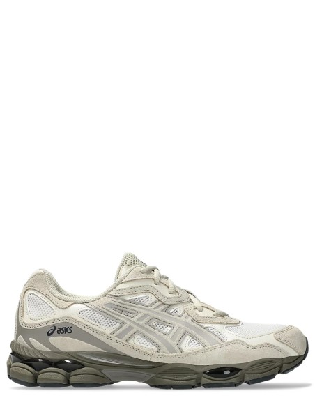 Asics GEL-NYC Beige/Olive - Sneakers rétro et confortables