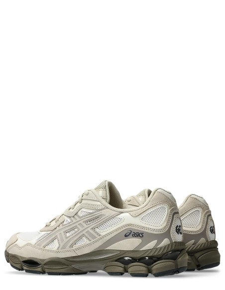 Asics GEL-NYC Beige/Olive - Sneakers rétro et confortables