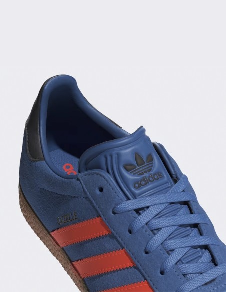 Adidas Gazelle Junior Bleu et Orange  JP7124 - Style rétro et confort