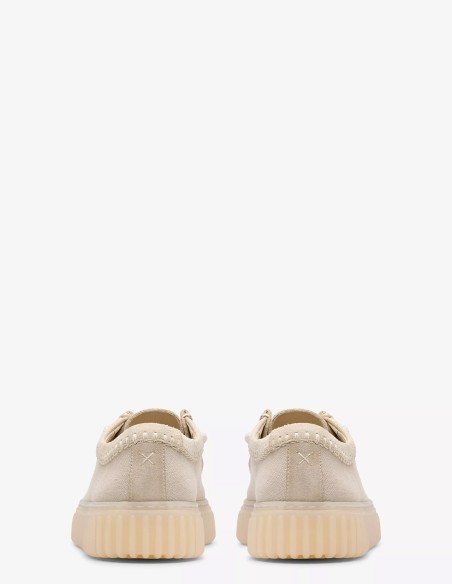 Chaussures Clarks Torhill Lo en toile beige avec semelle crantée - HYLTON.FR