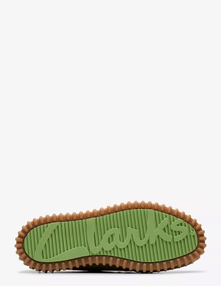Chaussures Clarks Torhill Bee en daim vert avec semelle crantée marron
