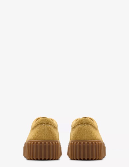 Deribies Femme Clarks Torhill Bee Daim Jaune