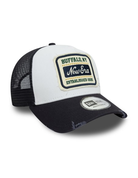 Casquette ne patch distress trucker newera whinvy