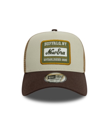 Casquette ne patch cot canv trucker newera stnbrs