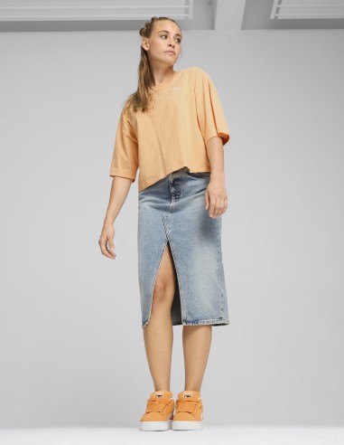 Baskets Puma Suede XL Femme - Daim camel