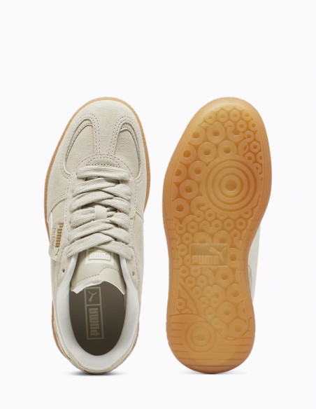 Baskets Puma Palermo Moda Xtra Gum Femme - Daim beige et semelle gomme