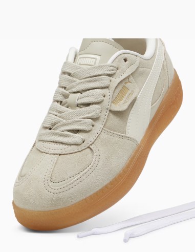 Baskets Puma Palermo Moda Xtra Gum Femme - Daim beige et semelle gomme