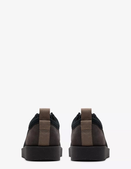 Derbies Homme Clarks wallabeeftr2lo daim Noir combi