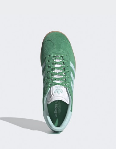 Sneakers Femme Adidas Gazelle - Baskets vertes et bleues
