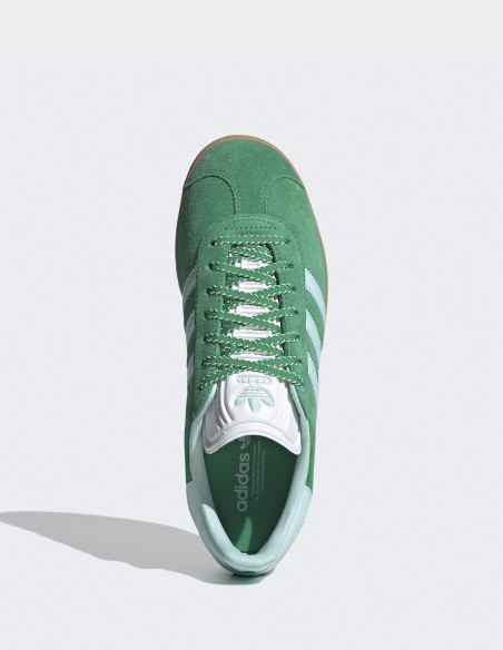 Sneakers Femme Adidas Gazelle - Baskets vertes et bleues