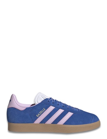 Sneakers Femme Adidas Gazelle - Baskets bleues et roses