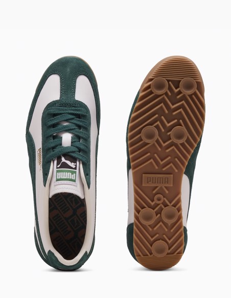 Sneakers Homme Puma Blanc/Vert - Baskets Arizona Rétro