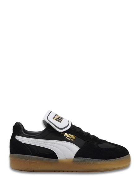 Puma Palermo Moda Tongue  - Baskets noires avec semelle en caoutchouc