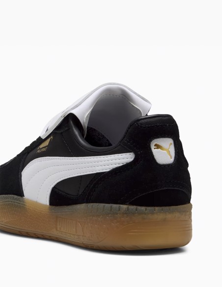 Puma Palermo Moda Tongue  - Baskets noires avec semelle en caoutchouc