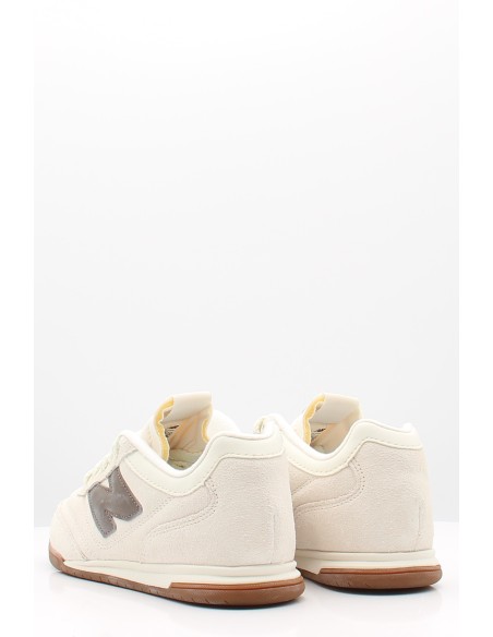 Baskets femme New Balance URC42ASM - Cuir beige et détails marron