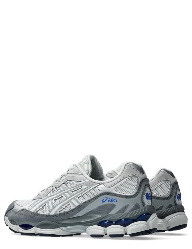 Baskets Asics gel-nyc running unisexes en gris et bleu