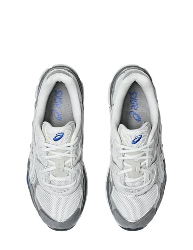 Baskets Asics gel-nyc running unisexes en gris et bleu
