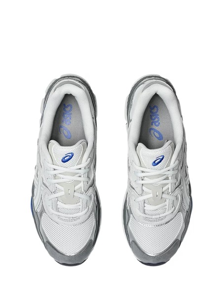 Baskets Asics gel-nyc running unisexes en gris et bleu