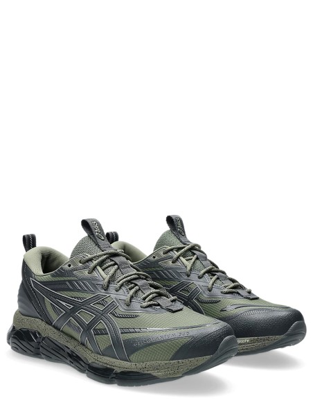 Baskets homme Asics Gel Quantum 360 VIII vert olive et noir