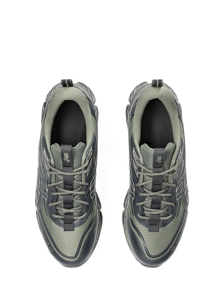 Baskets homme Asics Gel Quantum 360 VIII vert olive et noir