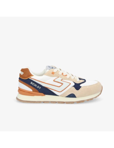 Baskets Schmoove Cape Code Runner multicolores en daim et textile