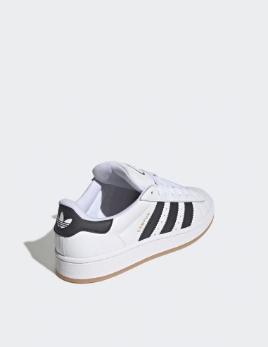 Baskets Adidas Campus '00S blanches et noires en cuir