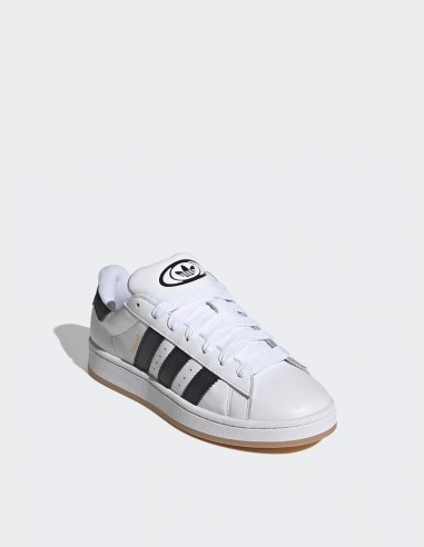 Baskets Adidas Campus '00S blanches et noires en cuir