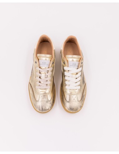 Baskets Nova Gold Metallic - Baskets femme métallisées or et blanches