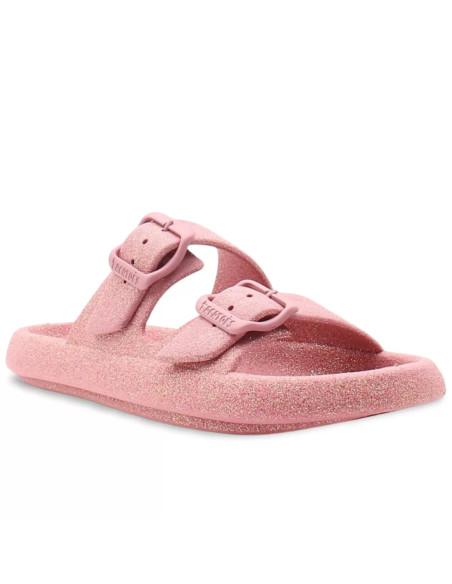 Claquettes Femme Jessy Glitter Vintage Pink