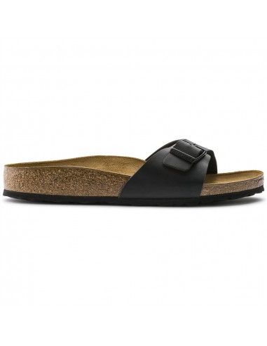 Sandale Madrid pour Homme - BIRKENSTOCK -Confort Orthopédique en Cuir Noir