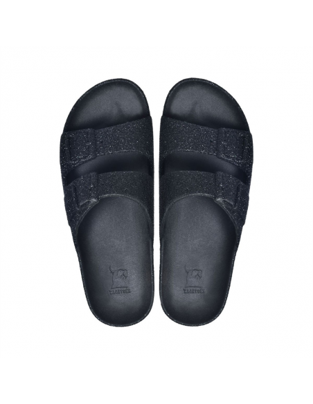 Sandales Brésiliennes - Cacatoès trancoso women black