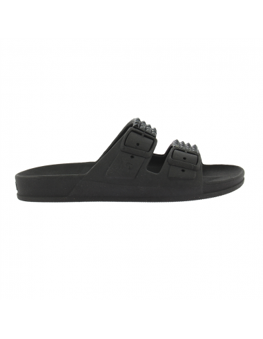 cacatoes claquettes femme noir à clous- Flox