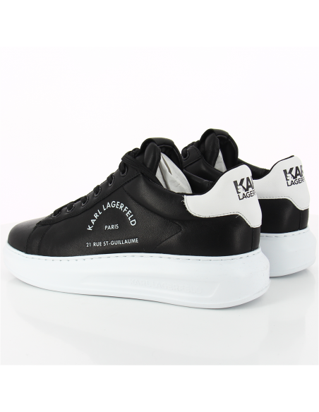 Baskets de ville homme Karl Lagerfeld kapri mens maison cuir noir