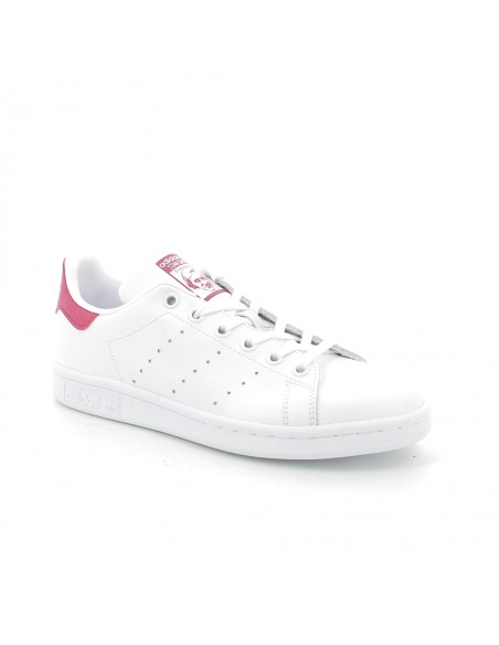 sneakers femme stan smith j blanc rose