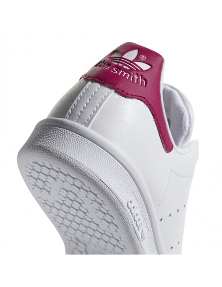 sneakers femme stan smith j blanc rose