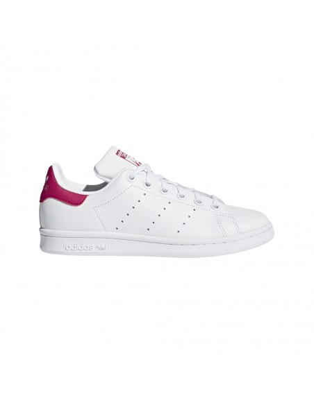 sneakers femme stan smith j blanc rose