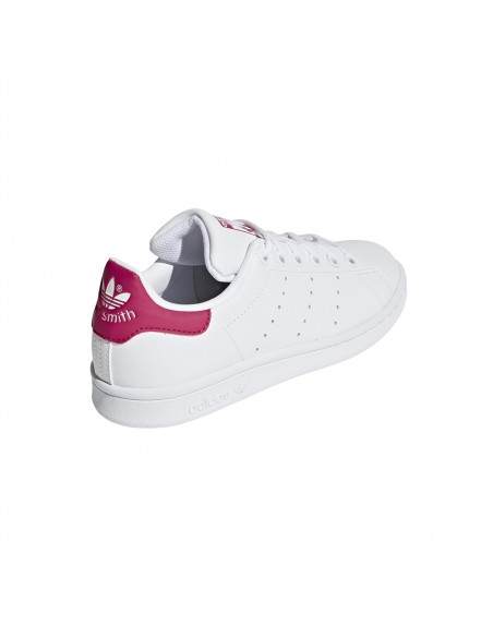 sneakers femme stan smith j blanc rose
